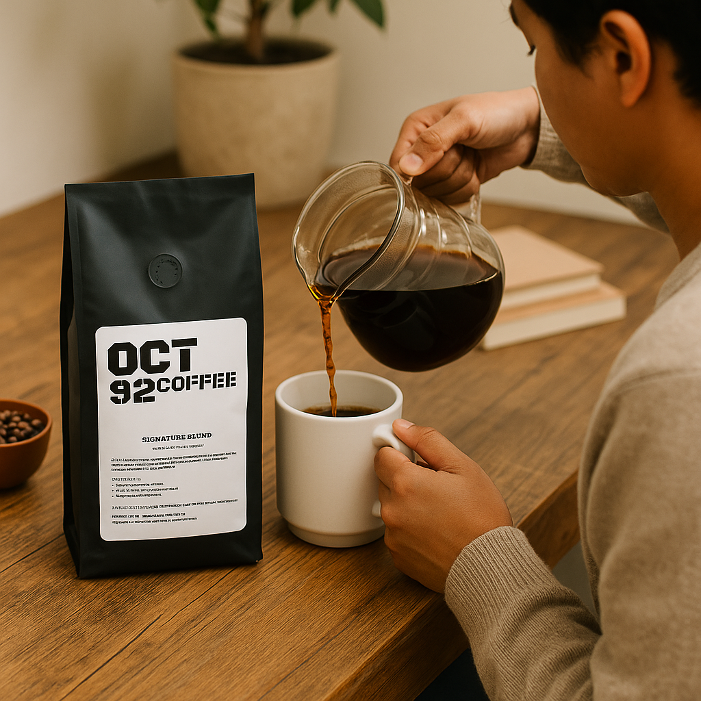 OCT92 Coffee medium-roast specialty Arabica blend