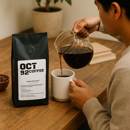 OCT92 Coffee medium-roast specialty Arabica blend